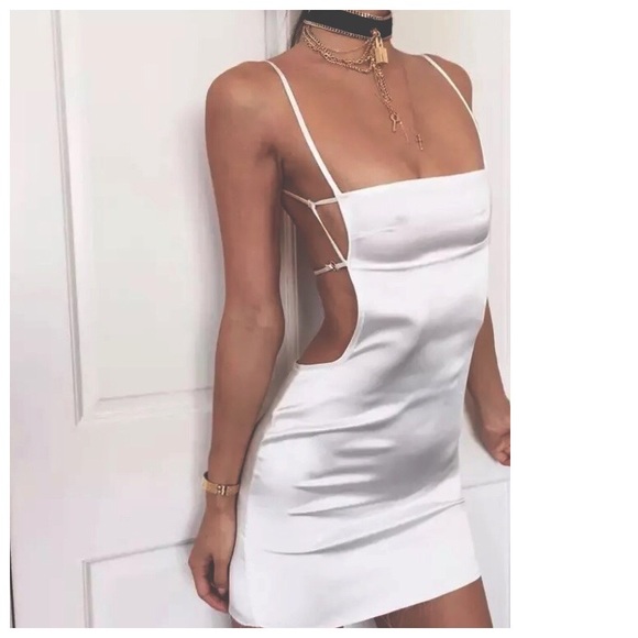 LOVE soft stretchy slip mini spaghetti strap dress - Picture 5 of 8